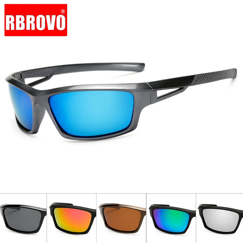 RBROVO поляризованные Oculos De Sol Masculino брендовые дизайнерские классические винтажные уличные мужские солнцезащитные очки для вождения UV400