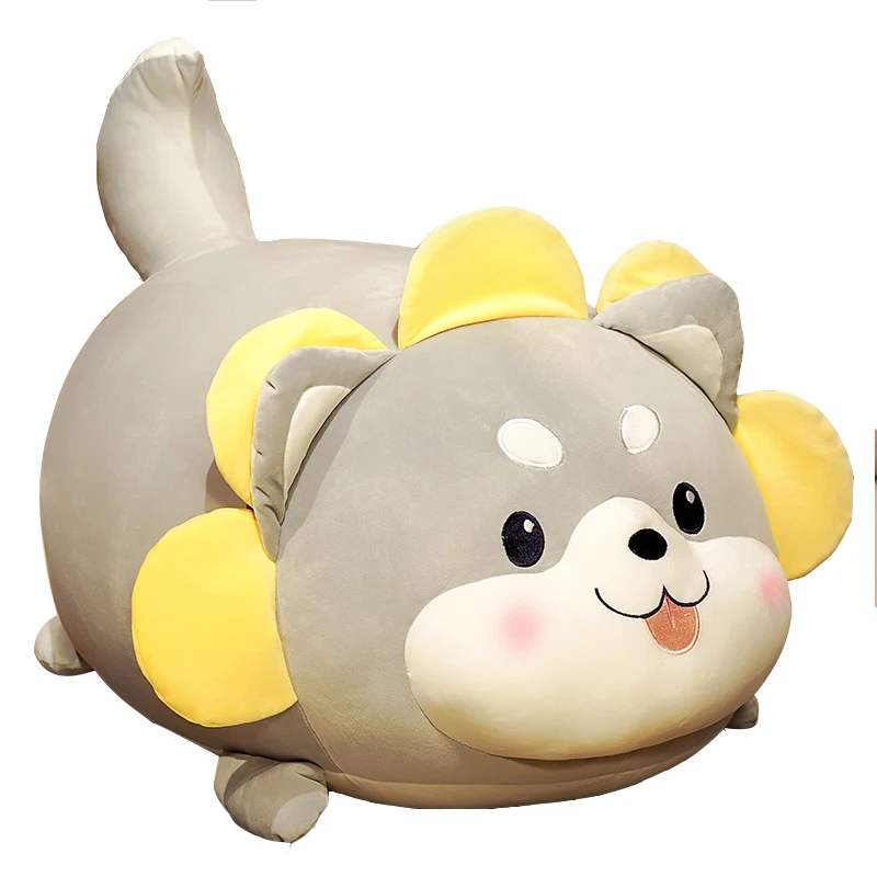 thumbnail image 1 of Peluche de perro Husky gordo de alta calidad para niños, almohada de animales Shiba Inu de dibujos animados, muñeco de juguete para calmar al bebé, 35/50/70cm, 1 of 5