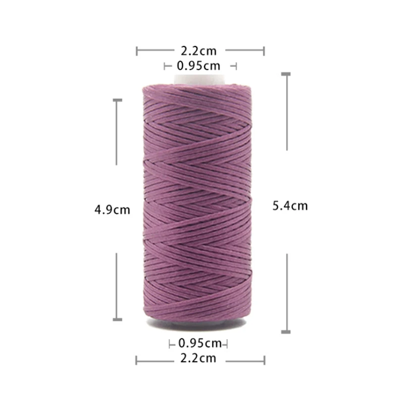 50M Craft Leather Waxed Thread 150D 0.8mm Flat Waxed Sewing Line for Hand Stitching Thread Thickness Shoes Leather High-Quality