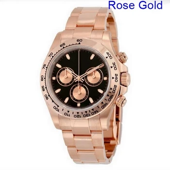 

luxury watch men 39mm AAA DAY TONA Automatic machinery No battery Stainless steel sweeping small dials work watches R4