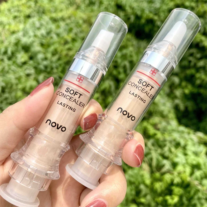 

Concealer liquid foundation cream needle tube repair cover spots acne marks dark circles long-lasting concealer whitening