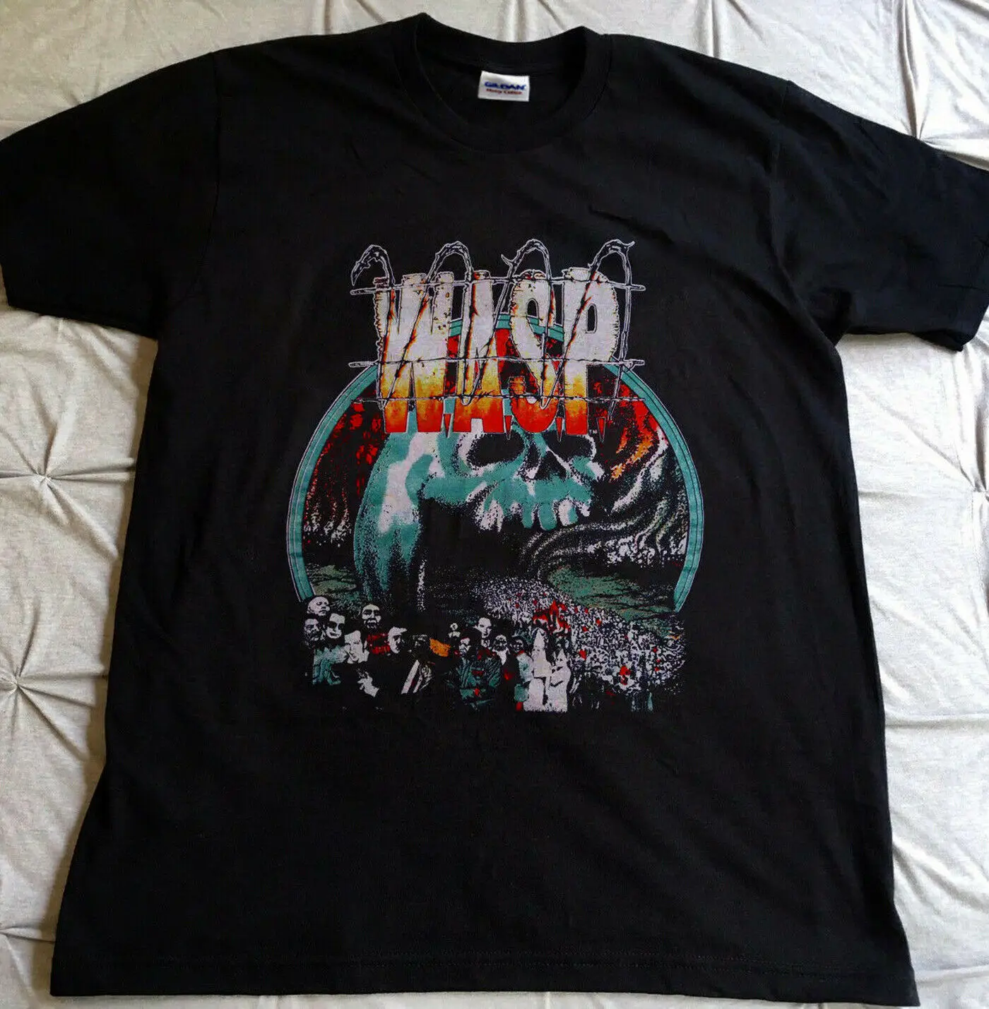 Wasp Vintage Shirt 1989 Headless Children Tour Blackie Lawless Metal Band |