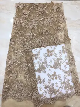 

African Lace Fabric 2019 magenta High Quality 5yard Lace Tulle Lace Fabric African French Net Lace Fabric Eveing Dress