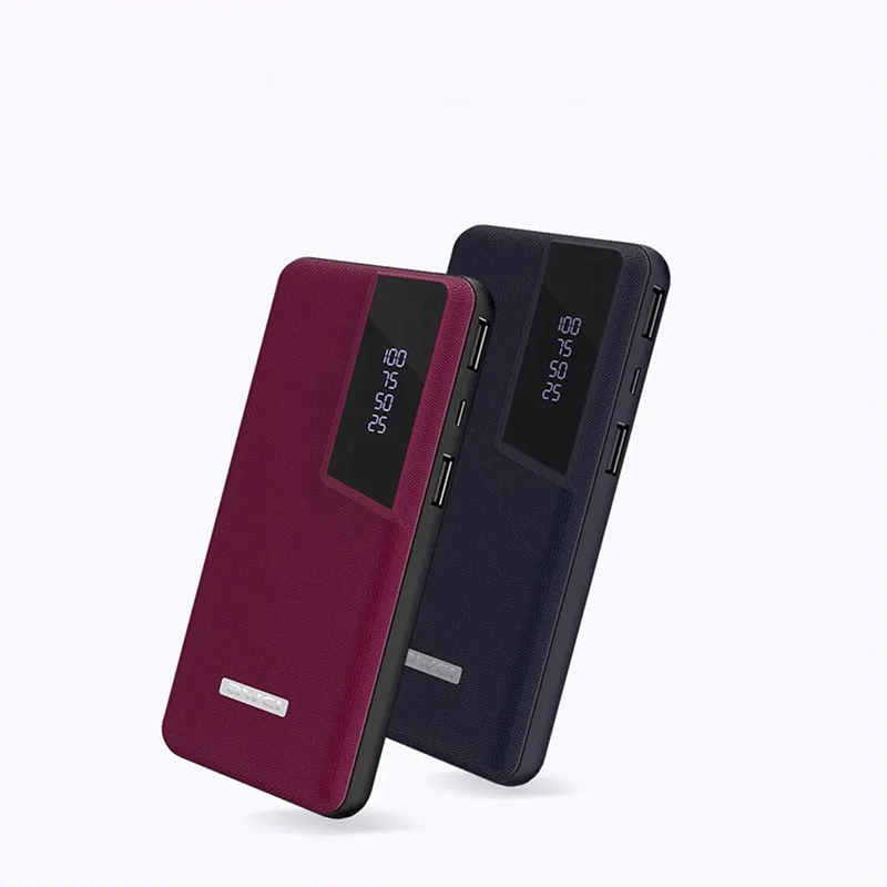 Портативное зарядное устройство для бизнеса 2 USB-порта Mi QC3.0 легкая кожаная одежда