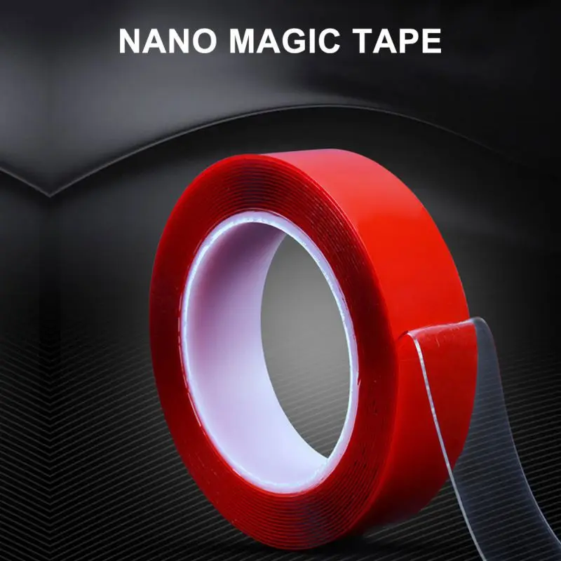

Unique Tape Nano Magic Tape Double Sided Transparent Tape Washable Waterproof Adhesive No Trace Reuse Acrylic Tapes