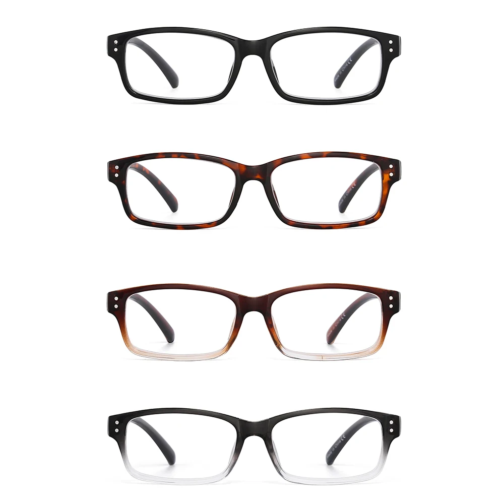 JM Vintage Square Reading Glasses Spring Hinge for Women Men Magnifier Presbyopic Diopter reading glasses presbyopic glasses