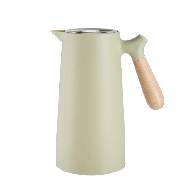 New Thermos 1000ML Long-effect Thermos Coffee Kettle Glass Tank