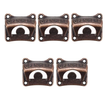 

5 x Zinc Alloy Wall Bottles Beer Opener