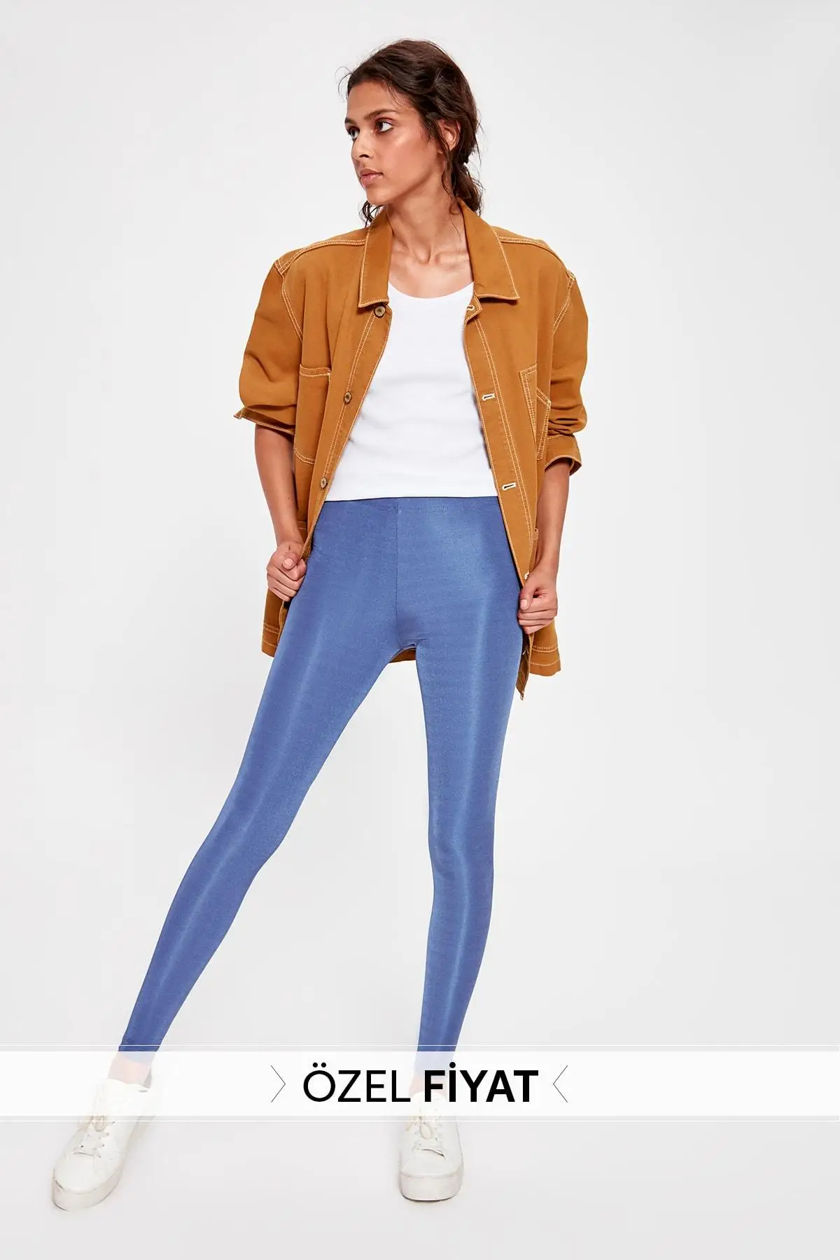 

Trendyol Indigo Bright Disco Knitted Leggings TWOAW20TA0053