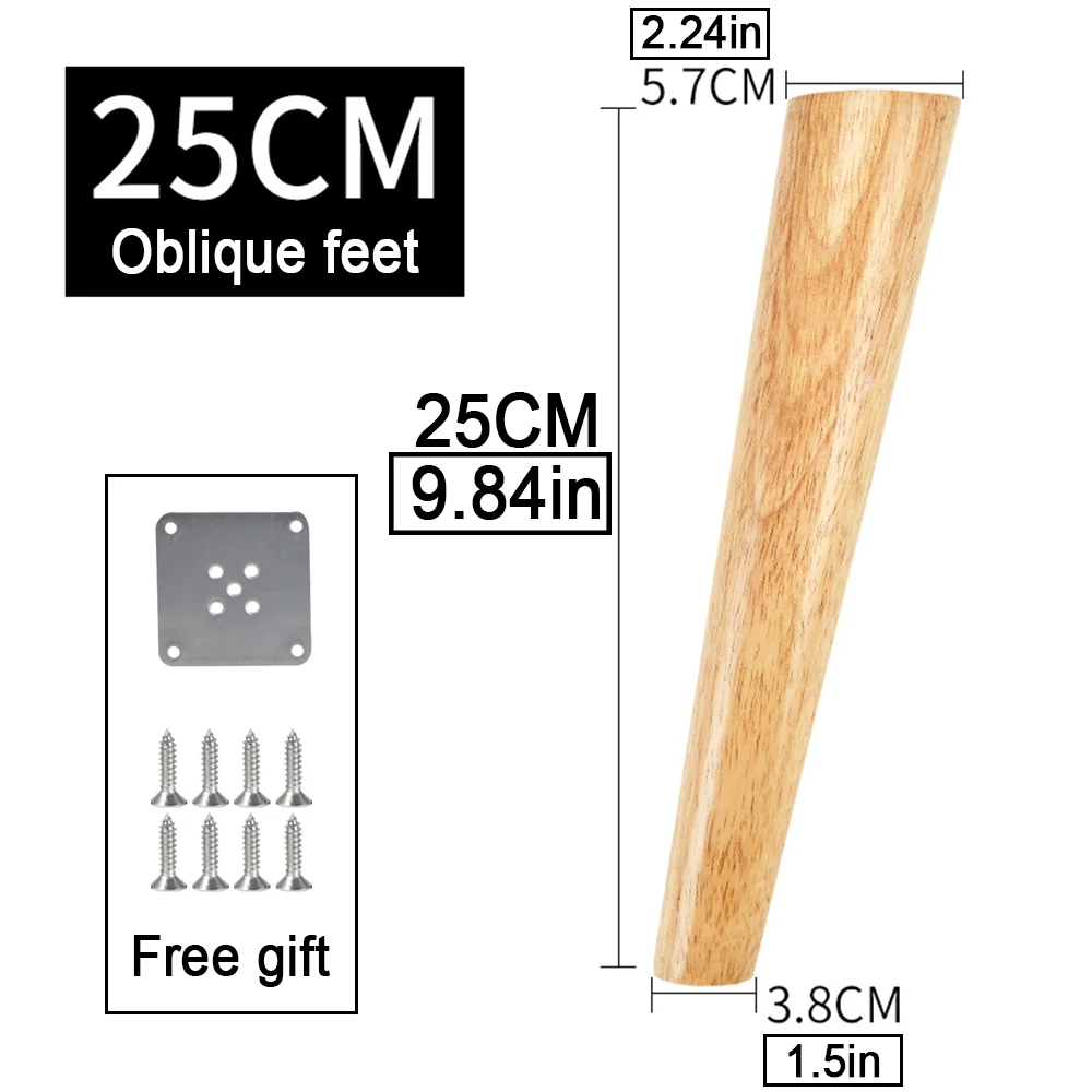 Oblique feet 25cm