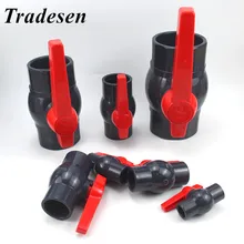 1 шт. ID20mm-110mm НПВХ Боковая ручка простой шаровой клапан садовый оросительный шланг соединение шарового клапана Аква дренажный переключатель