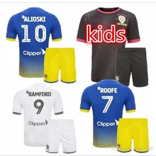 Футбольная Футболка Leeds Юнайтед, 19, 20, Коста Филлипс, празднует сотню лет, BAMFORD, CLARKE ROOFE, Детский комплект, футболка для футбола