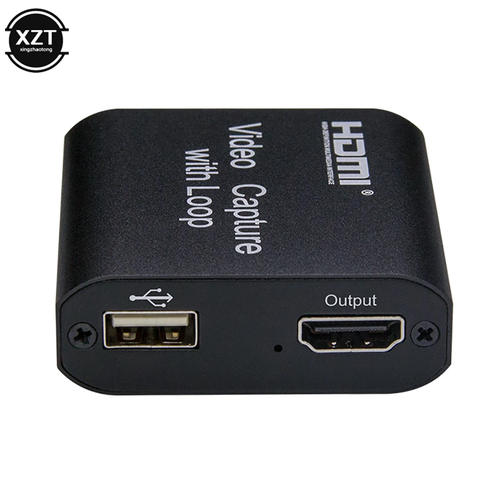 HDMI видеокарта захвата видео USB2.0 рекордер коробка конвертер адаптер 4K для
