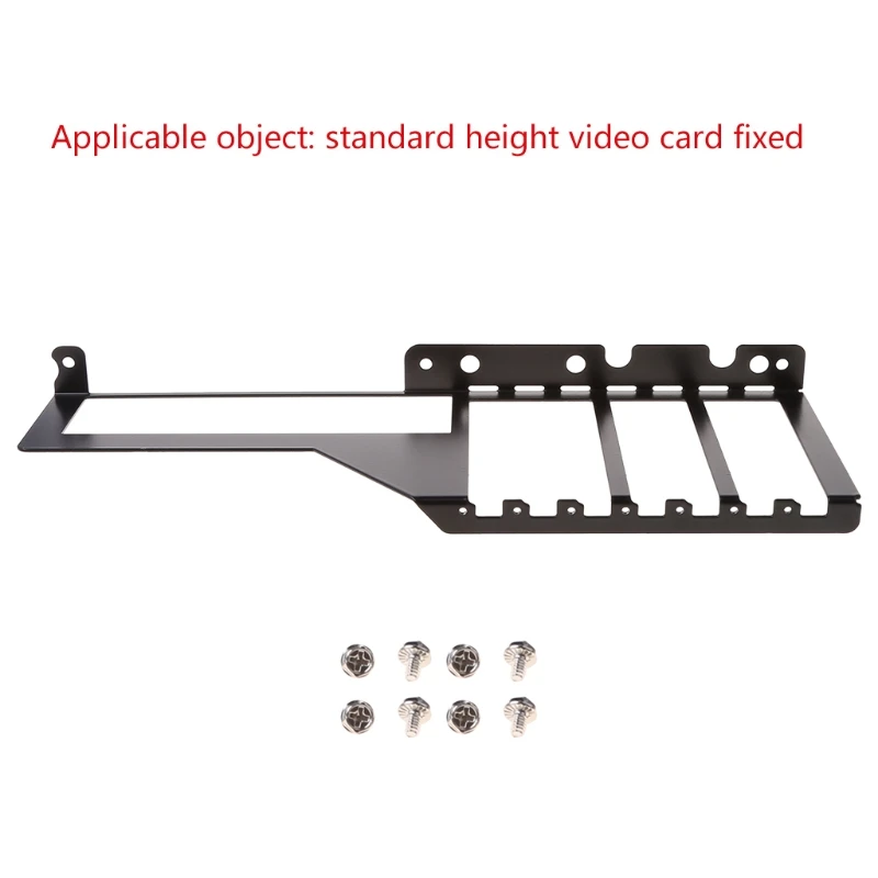 Universal VGA Card Bracket with Multi-Hole Support for Efficient Computer Cooling Description Image.This Product Can Be Found With The Tag Names Computer Cables Connecting, Computer Peripherals, Graphics vga card bracket holder, PC Hardware Cables Adapters