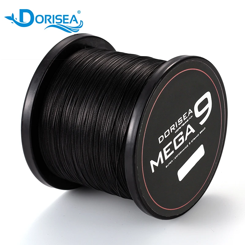 DORISEA Мега 9 нитей Finshing Line 100 м/109 ярдов супер производительность плетеный провод Multiflament Япония Материал 20-132LB Fishline