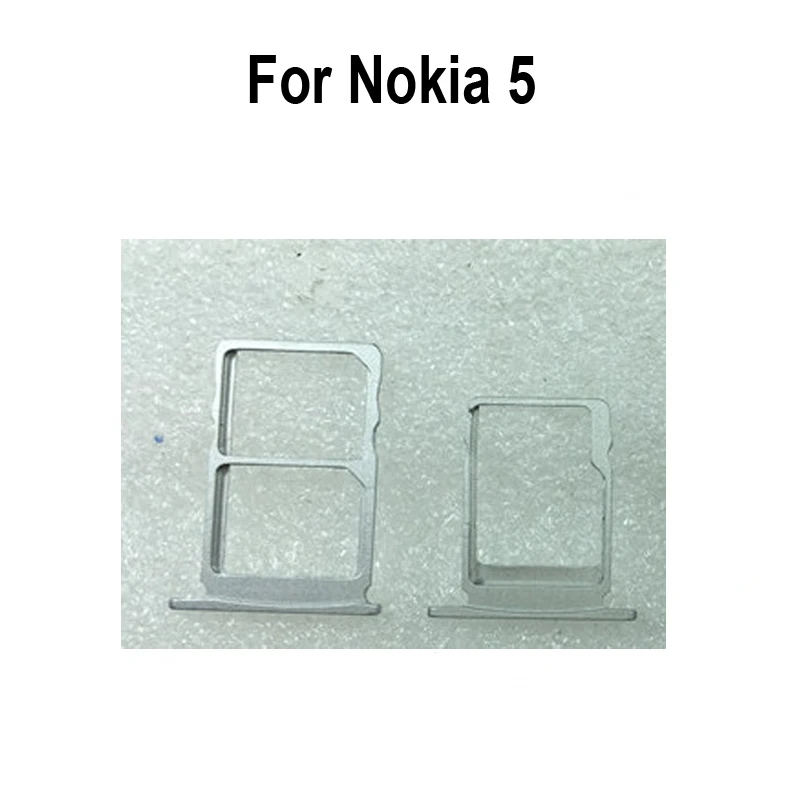 Vassoio Per Scheda Sim Argento Originale Al 100% Per Nokia 5 Vassoio Per Scheda Sd Supporto Per Scheda Sim Cassetto Per Scheda Sim Per Nokia 5 Parti
