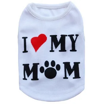 

Clothes For Dogs I Love My Mom Shirt Mom Dog Clothes Chihuahua Dogs Shirt Cat