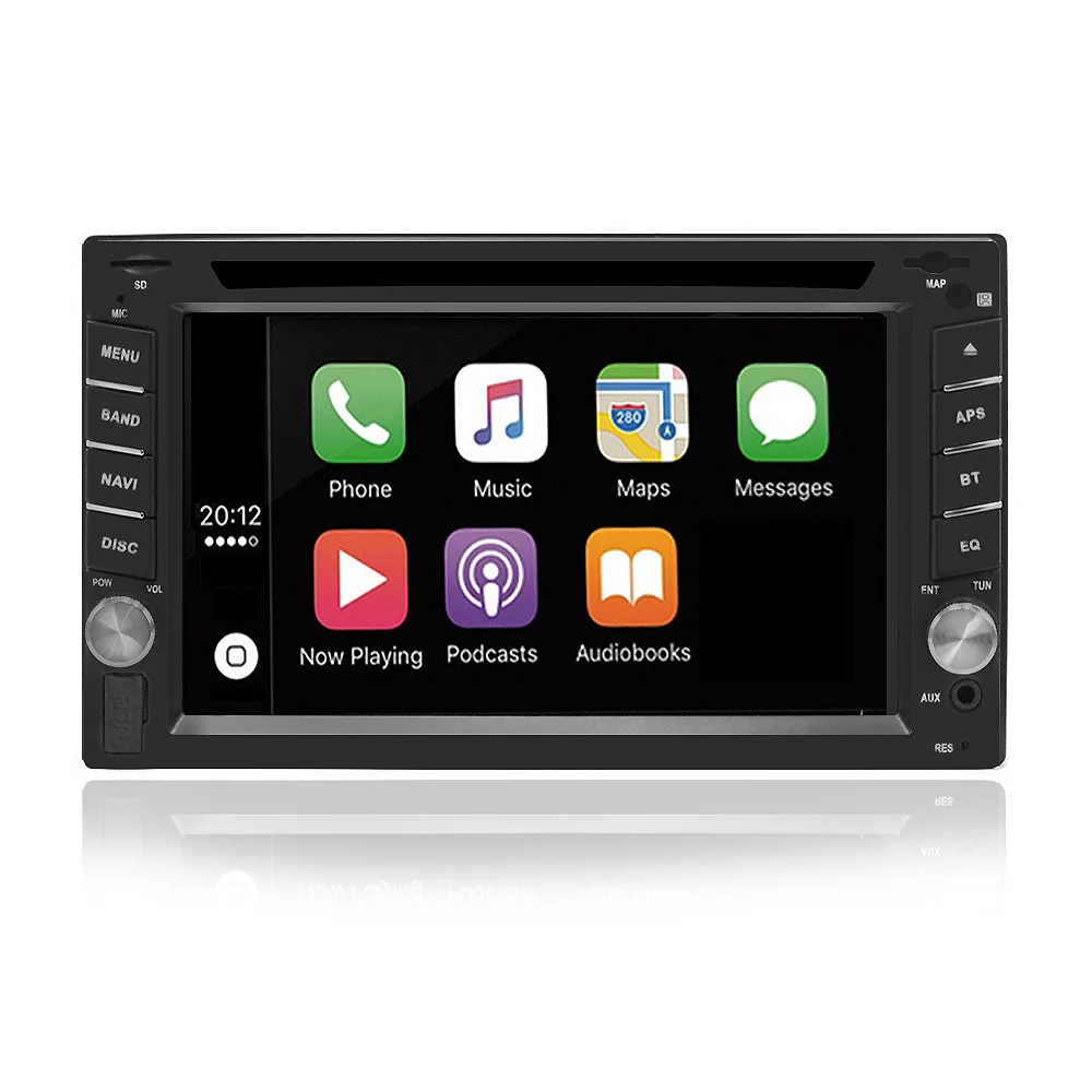Clearance 6.2 Inch 2 Din Car Multimedia Player Radio Stereo WinCE bluetooth Carplay DVD Player Wifi For Navigation Support Rear Camera 3