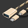 2 in 1 Type-C OTG Adapter Cable for Samsung S10 S10  Xiaomi Mi 9 Android MacBook Mouse Gamepad Tablet PC Type C OTG USB Cable ► Photo 3/5