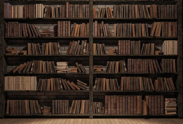 Retro Wooden Bookshelf Background For Photography Library Books Collection Photo Background Art Backgrounds For Photo Studio Background Aliexpress