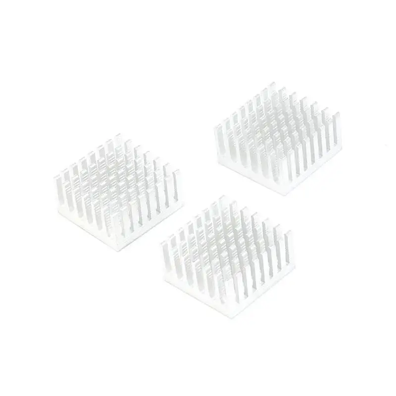 1 pc 282815mm Cooler Heatsink Cooling Fin Aluminum Heat Sink Radiator for Graphic Silver 28X28X15mm (2)