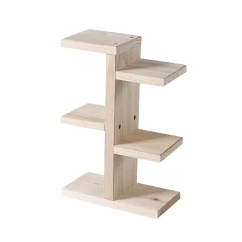 

Modern Solid Wood Fleshy Flower Shelf Mini Desktop Shelf Wooden Desk Office Desk