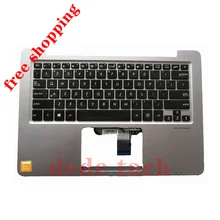 Для Asus Zenbook UX310 UX310F UX310UA UX310UQ ноутбук/ноутбук США подсветка клавиатура корпус серебро/серый цвет