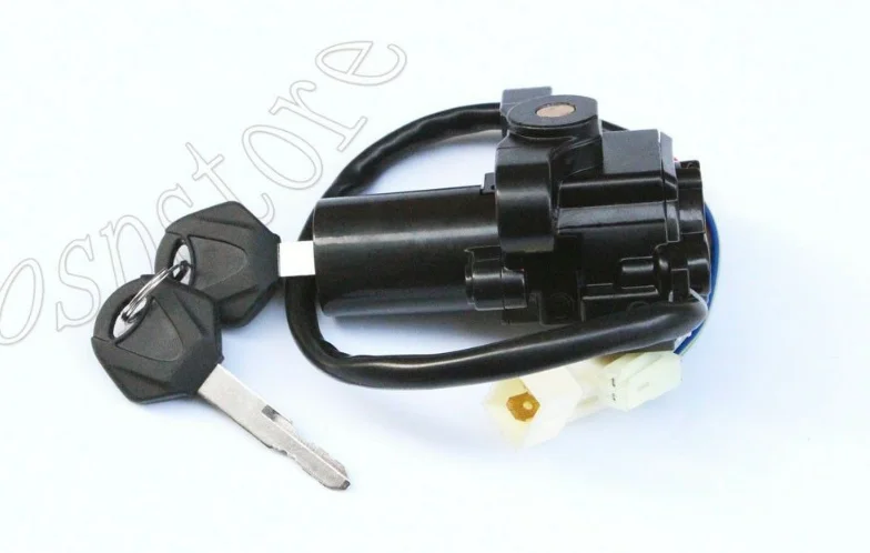 

Motorcycle Ignition Switch Lock Key Fit For Yamaha YZF R1 1998-1999 2004-2012 YZF R6