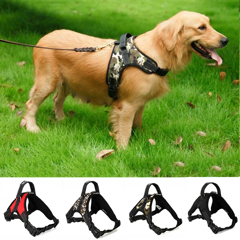 2021 Nylon Heavy Duty Pet Dog Harness Collar Adjustable Padded Extra