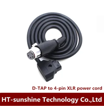 

D-TAP to 4-pin XLR head monitor power supply line B-type port four-pin 4XLR XLR female 1M 1pcs free shipping