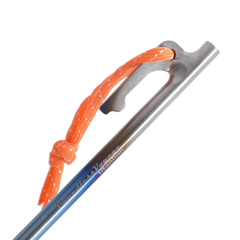 Boundless Voyage Titanium Tent Pegs Camping Nails Heavy Duty Tent Stakes Pins Hard Ground Accessories 20cm/24cm/30cm/35cm/40cm Boundless Voyage Titanium Tent Pegs Camping Nails Heavy Duty Tent Stakes Pins Hard Ground Accessories 20cm/24cm/30cm/35cm/40cm