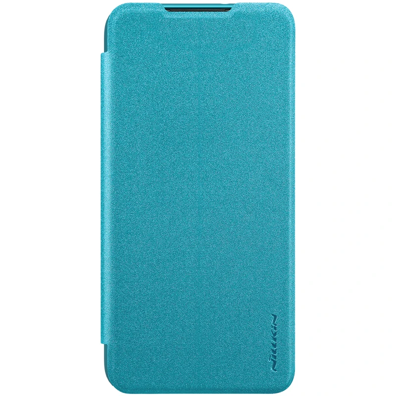 Синий Флип-чехол для Xiaomi Redmi Note 8 Pro Nillkin Sparkle Series PU кожаный чехол Redmi Note 8 Pro - Цвет: Синий