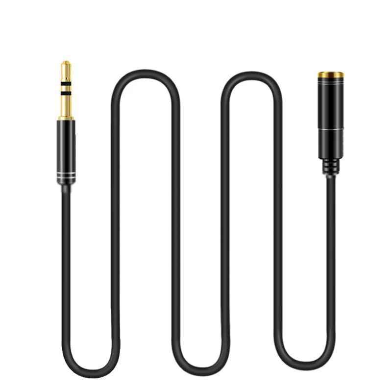 Удлинительный кабель Mini Jack 3 5 мм Aux Стерео адаптер аудио Штекерный разъем внешний