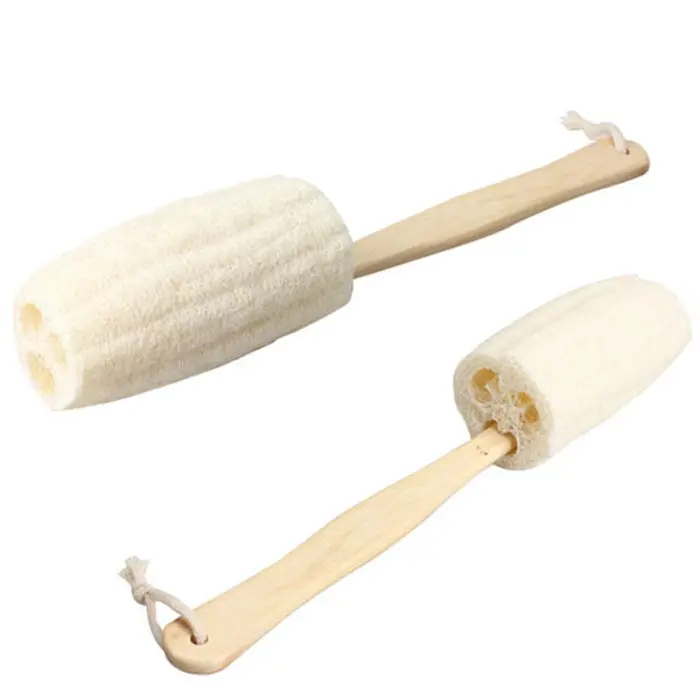 Длинная ручка для душа для ванны Loofah Задняя щетка для тела Очищающая тусклый ворсистый уход за кожей JS23