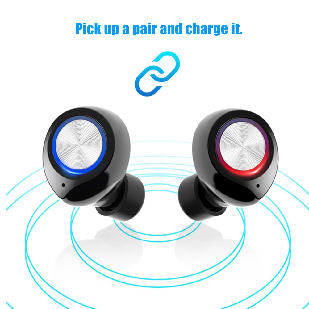 TW60 TWS Bluetooth с сенсорным управлением 5,0 беспроводные наушники-вкладыши настоящий медный кольцевой динамик спортивный динамик с зарядным устройством