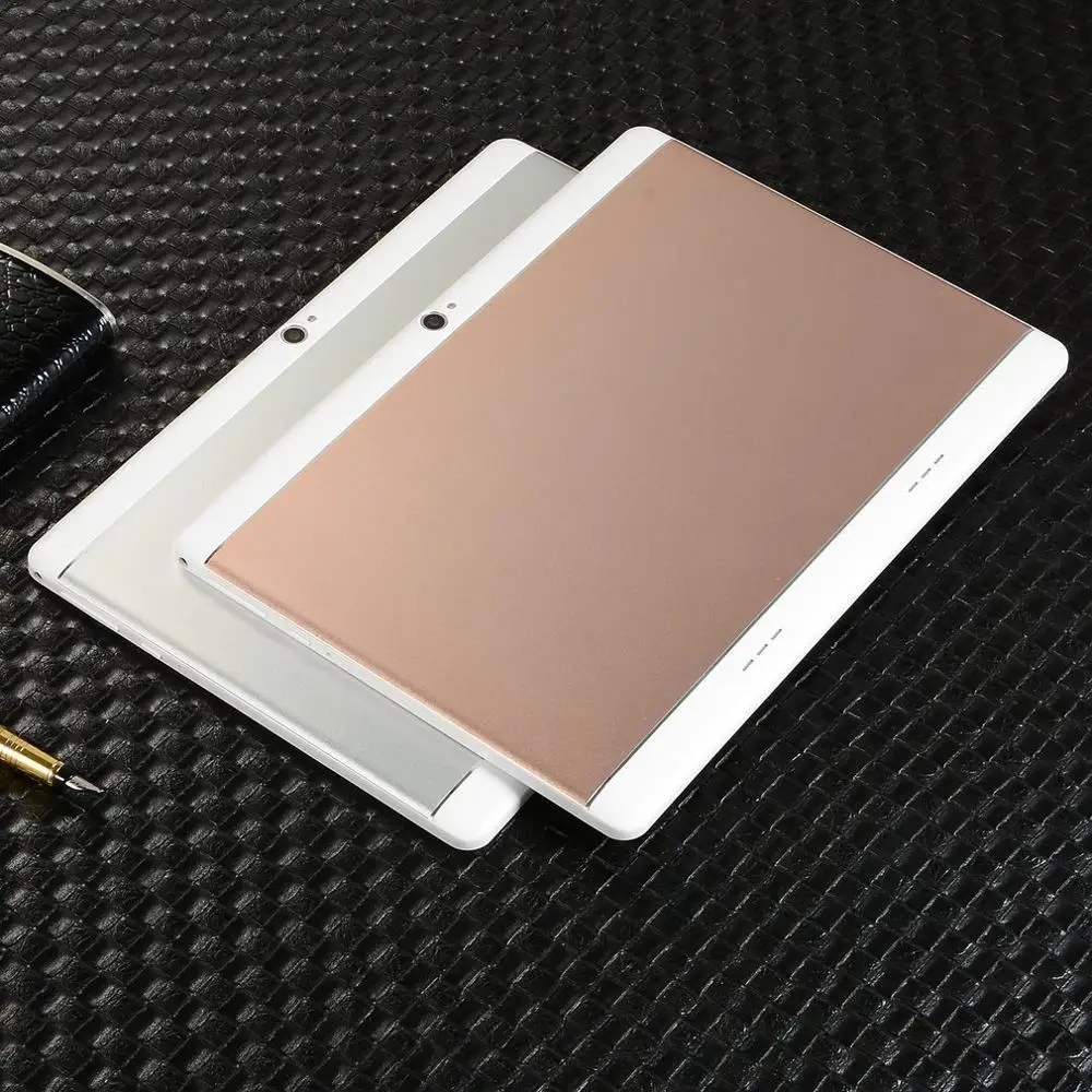 KT107 Round Hole Tablet 10.1 Inch HD Large Screen Android 8.10 Version Fashion Portable Tablet 8G+64G Pink Tablet
