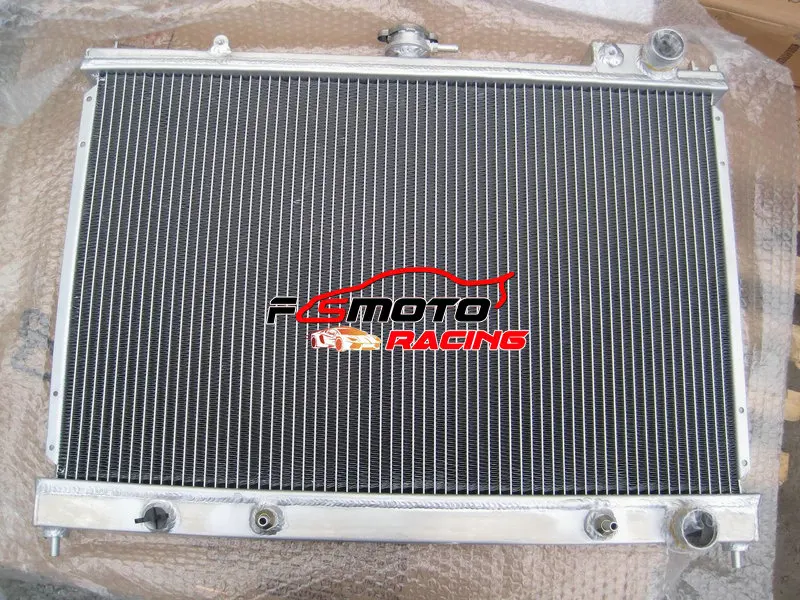 Для 1986-1993 Nissan Pintara Skyline R31 Алюминий радиатор 87 88 89 90 91 92 на