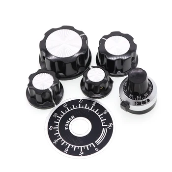 

3590S 10K WXD3-2W Multiturn Potentiometer Volume Control Knobs 6.35mm 4mm MF-A01 MF-A02 MF-A03 MF-A04 Rotary Switch Knobs Caps