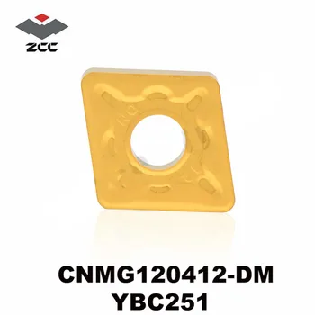 

ZCC CNMG 120412 CNMG120412-DM YBC251 CNMG433 Indexable Carbide Inserts Lathe Cutter for Holder MCLNR MCRNR MCKNR Lathe Tools CNC