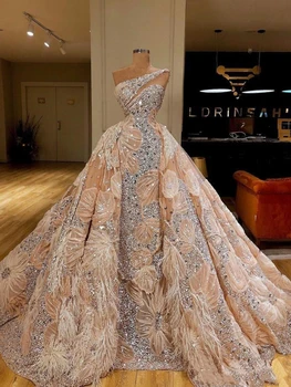 

Prom Dresses Long 2020 Luxury Sexy Champagne Sequin For Women Luxury Dubai Turkey Formal Evening Party Night Gowns Plus Size