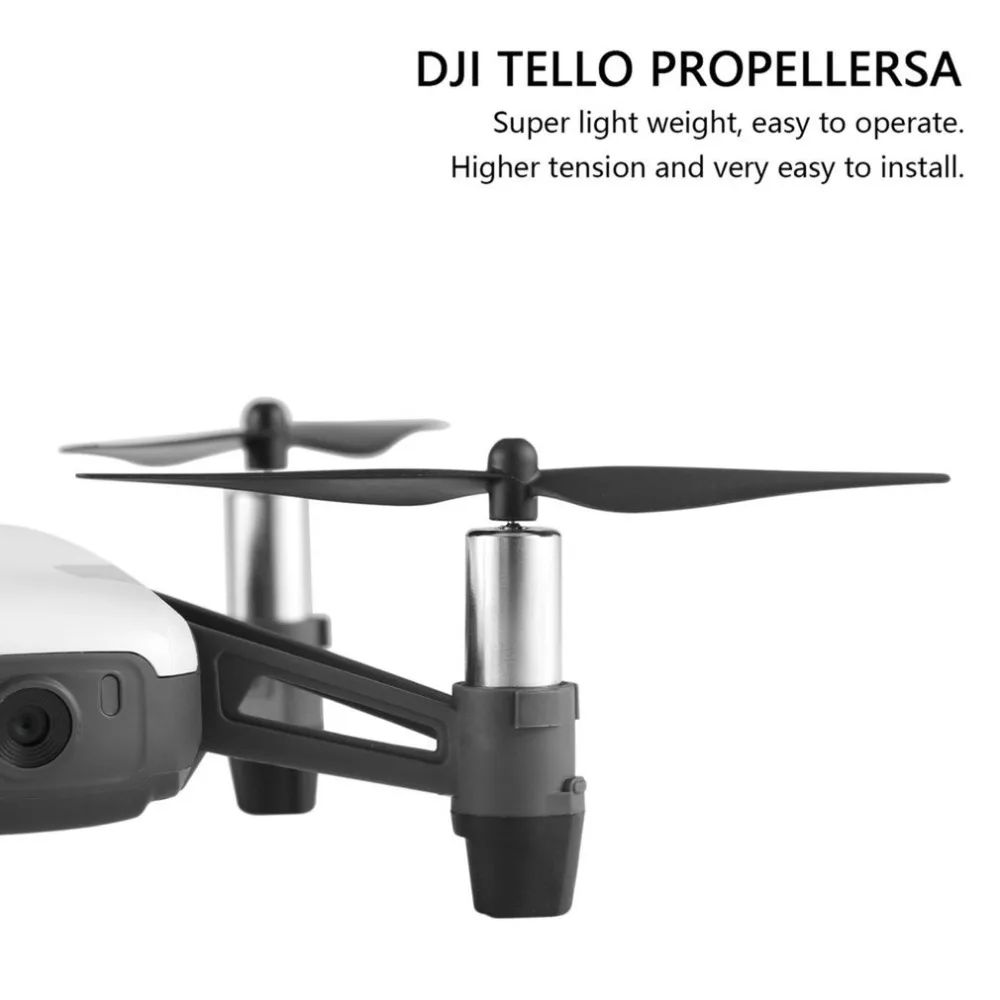 4 шт. быстросъемные пропеллеры для дрона DJI Tello Mini Drone Propeller CCW/CW реквизит запасные части Аксессуары для дрона