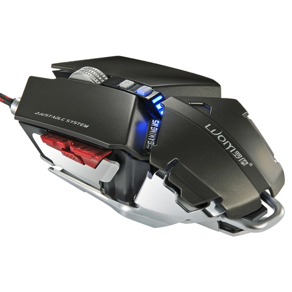 

Professional G50 Full Speed Photoelectric braided Wired Gaming Mouse 10 Buttons With 4000DPI For PC Computer