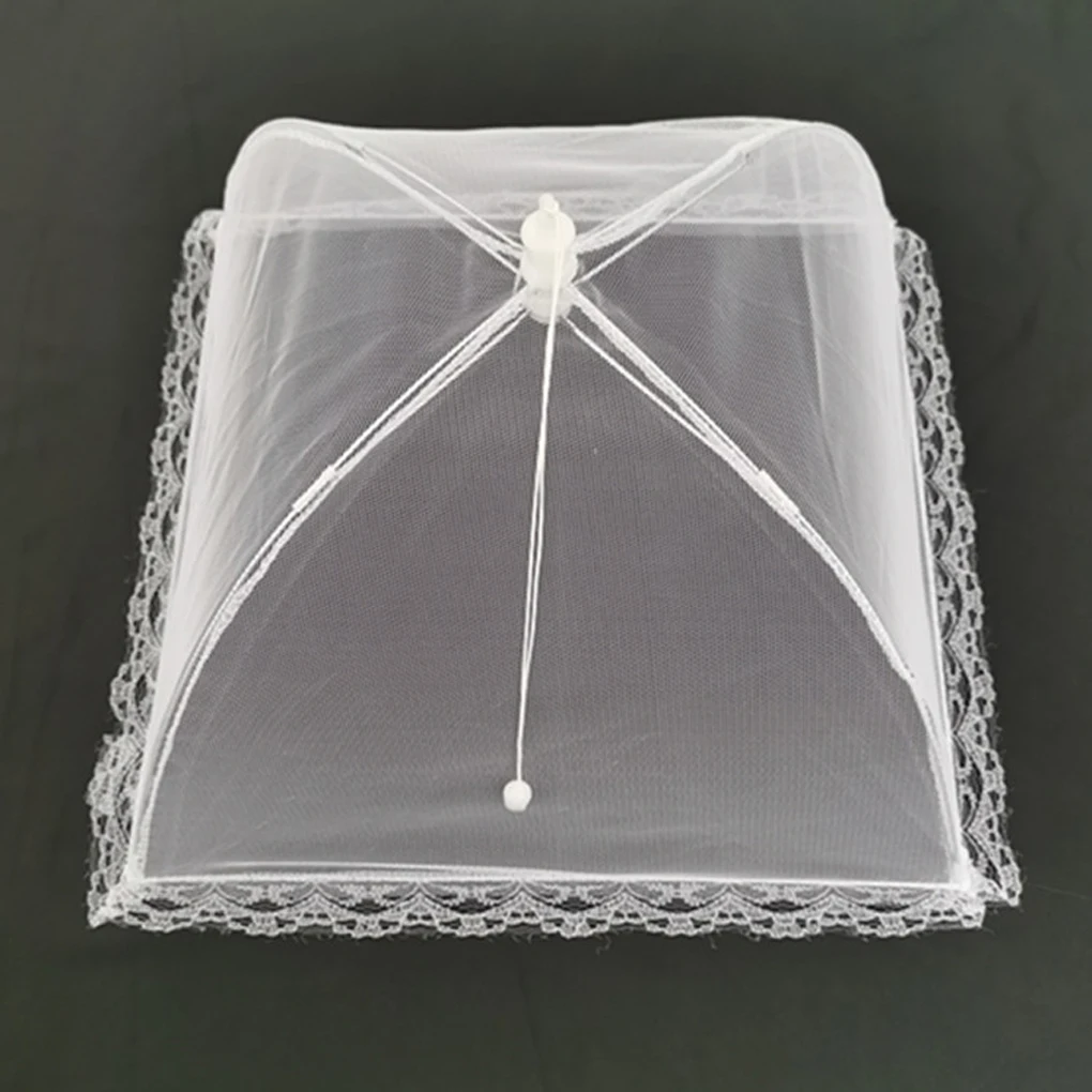 Folding Food Mesh Cover Tent Home Dining Table Kitchen Counter Meal Vegetable Fruit Umbrella Breathable Insect-proof Food Cover food cover