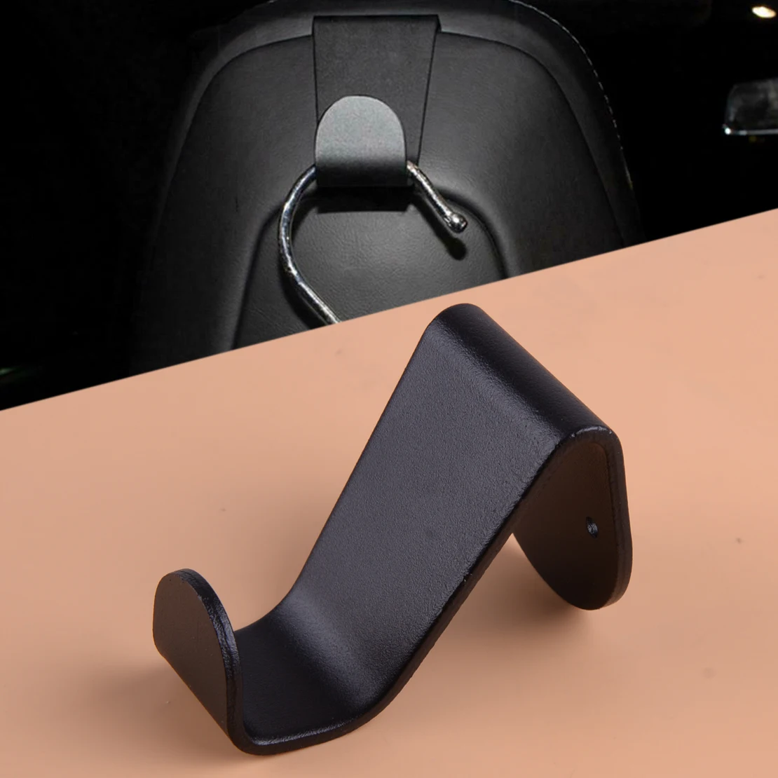 CITALL Черный алюминиевый сплав пальто мешок висячий крючок Seatback вешалка для одежды держатель подходит для Tesla модель S X