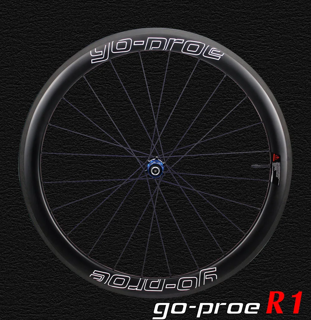 GO-PORE карбоновое шоссейное Велосипедное колесо 700c обод трубчатый клинчер бескамерный светильник Go-proe RA01 втулка только 265 г