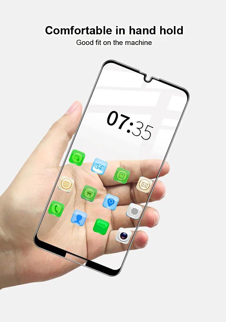 Для Huawei Honor 8S Закаленное стекло пленка Imak pro+ Полное покрытие протектор экрана Чувствительный сенсорный полноэкранный чехол