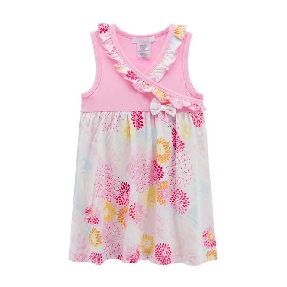 

Honeyzone Children's Dress Toddler Baby Girls Print Ruffles Half Sleeve Dress Summer Outfits Clothes Fashion 2018