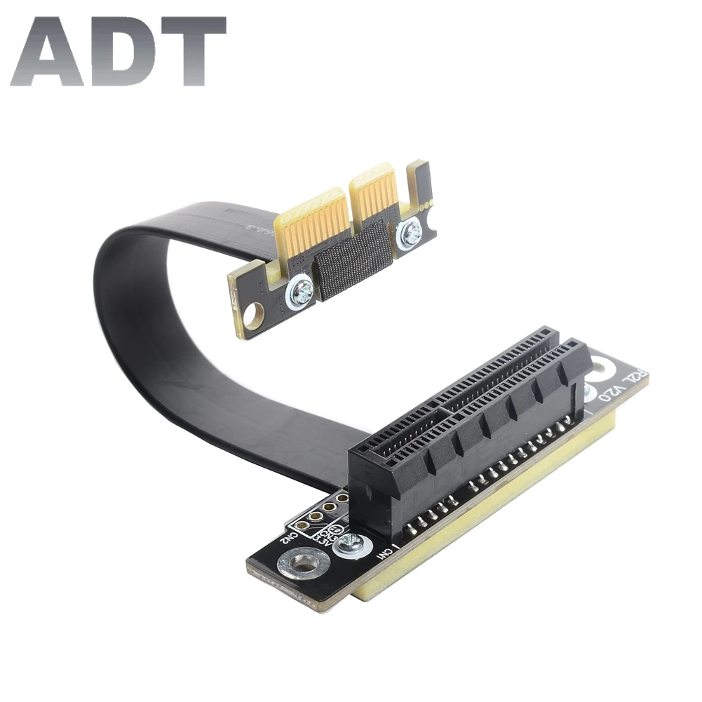PCIE-Riser-PCIe-3-0-x1-Male-to-x4-Female-Cable-EMI-Shielding-8Gbps-PCI ...
