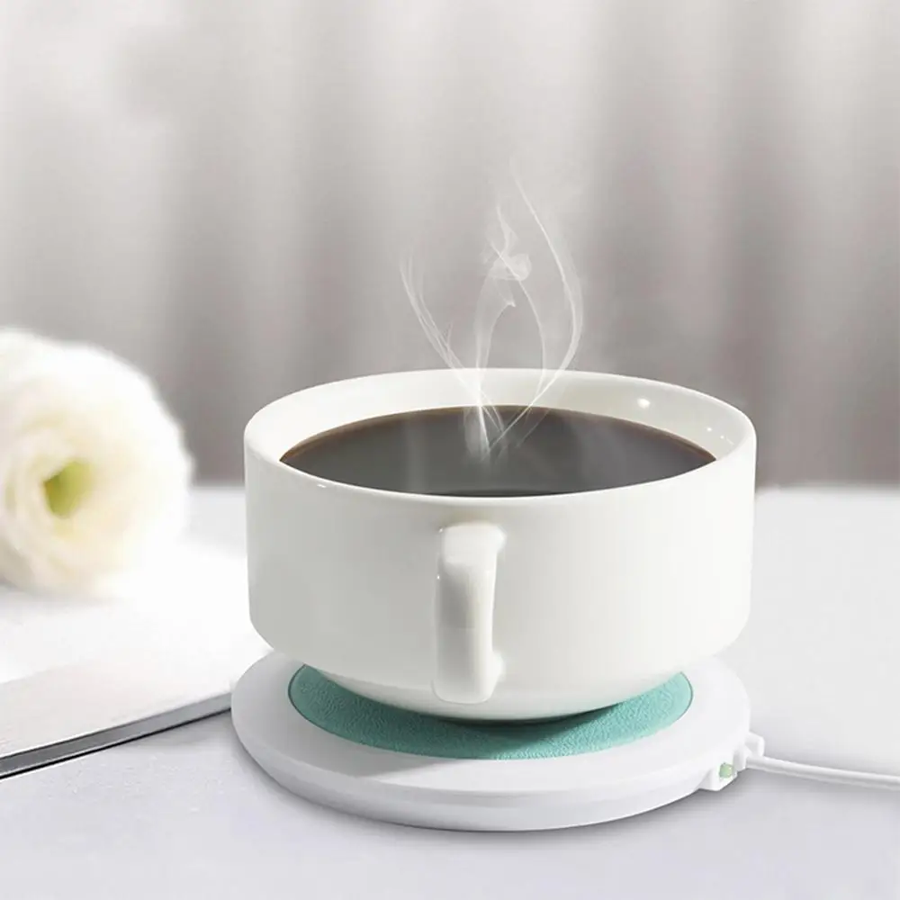 USB Грелка кофейная чайная чашка коврик грелка нагревательное устройство для офиса для дома, теплые коврики для стола керамические очки металлические чашки