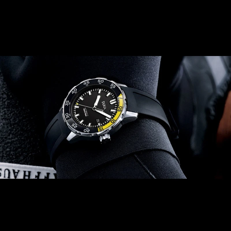 2021 New DUKA Wrist Watch Brand luxury Automatic watch for men mechanical watch men NH35 ceramics Bezel 100m Steel Diver Watch